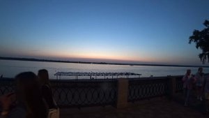Самара.Закат.Ракета-носитель Союз.