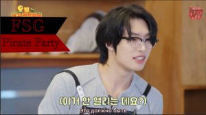 [RUS.SUB] "Айдол ест: Заряжается энергией, чтобы сиять" с Минги | ATEEZ