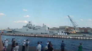 Санкт-Петербург провожает фрегат ВМС Индии «Тамал»
