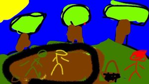 Красный и зелёный Стикмен... 1 сезон 2 серия. "Ядерный поход" (Моя анимация)