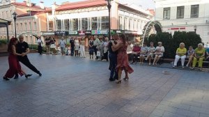 Аргентинское танго в Гродно. Протанцовка в городе 26 июля 2025г.