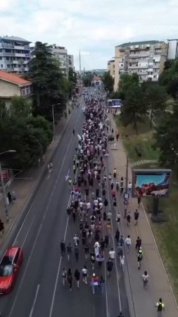 Протест в Сербии