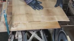 Камбоджа Как делают разделочные досточки из бамбука Полныи проце