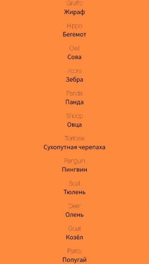 Животные 3 Animals 3