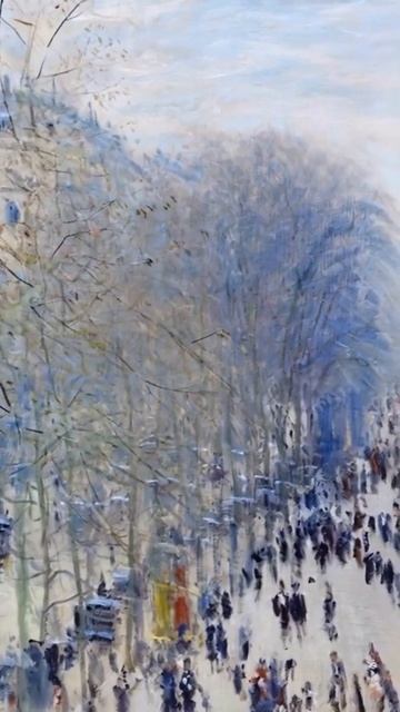 Ожившая картина Клода Моне «Бульвар Капуцинок» смотреть онлайн