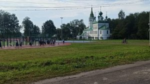 КРЕСТНЫЙ ХОД С ИКОНОЙ СПАСИТЕЛЯ ПО ЛЕВОЙ,  из Воскресенского собора г. Тутаев  27 июля 2025 года