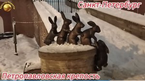 Санкт-Петербург новогодний, Петропавловская крепость. 11.01.2025 г.