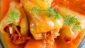 Перец, фаршированный овощами