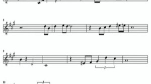 Маленький цветок. Саксофон-Альт. Ноты.