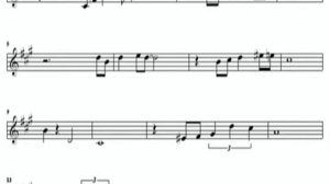 Маленький цветок. Саксофон-Альт. Ноты. Минус.