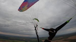 Чем заканчивается день на Юце? Полётами на закате. Парапланеризм, полёты на параплане.