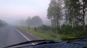 Вечерний туман Владимирская область 24.07.2025