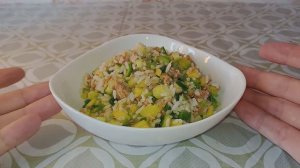 Салат с авокадо и огурцом