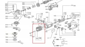 Оригинальный Статор 4931329098 для ремонта УШМ (болгарки) AEG WSA 230 S