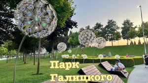 Парк Галицкого в Краснодаре. Вечерняя, летняя прогулка.