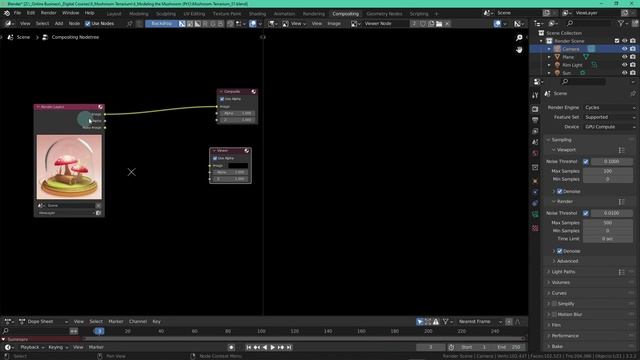 Blender 3D for Beginners- Model a Mushroom Terrarium - Harry Jones_11