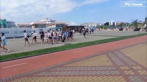 Сочи Адлер пляж Бархатные сезоны, сегодня 27 июля 2025. Погода в Адлере сейчас. Обстановка на пляже