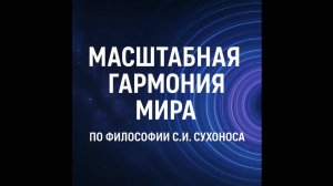 Сергей Сухонос: масштабная гармония Мира — взгляд Владимира Буданова