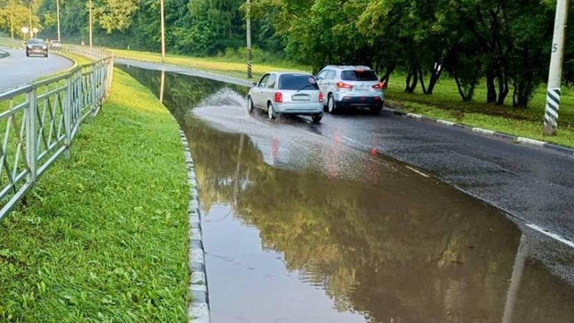 В Обнинске за час выпала треть месячной нормы осадков