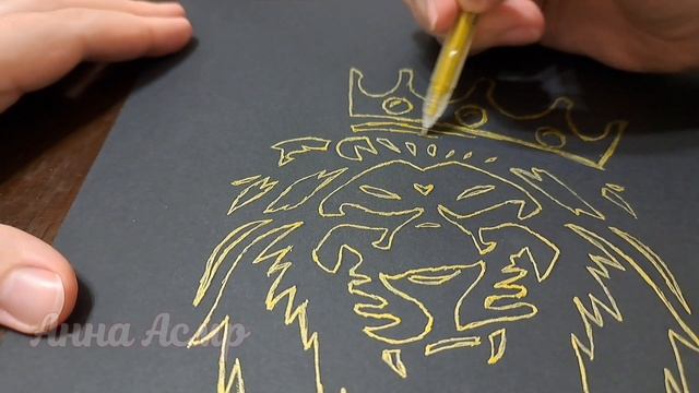 Золотой лев 🦁 #рисунок #рисую #АСМР #ASMR #творчество #лев смотреть онлайн