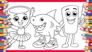 Новая раскраска/Балерина Капучино, Тралалело Тралала, Тун-Тун-Сахур. ИТАЛЬЯНСКИЙ МЕМ