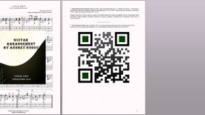 Колыбельная_Долгая дорога в дюнах (Р.Паулс) Ноты и табы для гитары