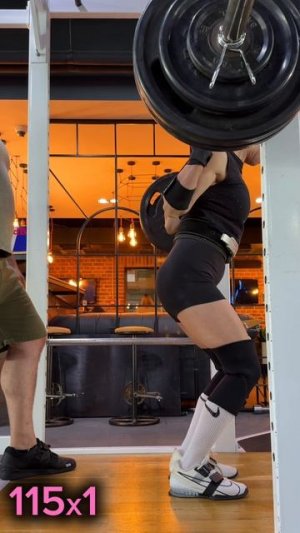 Присед 115х1 #пауэрлифтинг#powerlifting#strong#тяга#жим#присед#троеборье#сильная#лфк#здоровье