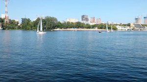 Летняя прогулка по речке и яхт -клуб
