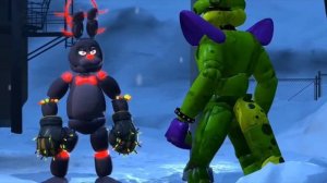 Security Breach vs Christmas Animatronics