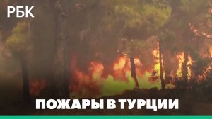 Лесные пожары в Турции приблизились к туристическим провинциям