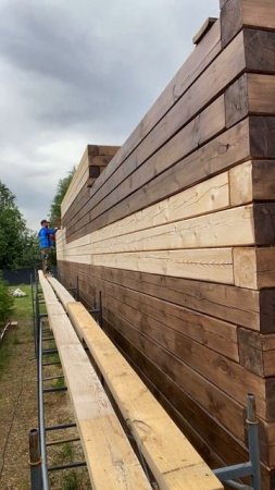 #домизбруса #строительсводома #самостройщик #покраскабруса