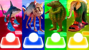 ТРАЛАЛЕРО ТРАЛАЛА 🆚 ТРУЛИМЕРО ТРУЛИЧИНА 🆚 ИЛЬ КАКТО ХИППОПОТАМО 🆚 ЛИРИЛИ ЛАРИЛА | Tiles Hop №107