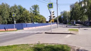Выход строительной техники на площадку Кавказский Бульвар Бирюлёвской линии