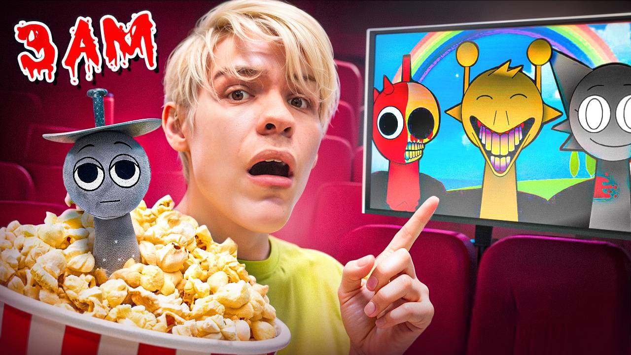 НИКОГДА НЕ СМОТРИТЕ ВСЕ ФИЛЬМЫ SPRUNKI в 3 ЧАСА НОЧИ!!