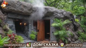 Сказочный дом мечты – 3D идея для вдохновения с планировкой и интерьером 🏡🏚️🏠 вариант (217)