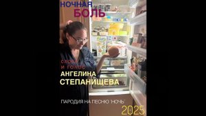 Ночная боль. Автор слов и исполнитель: Ангелина Степанищева. породия на песню "Ночь".