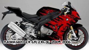 Kawasaki ZX-6R/ZX636 2005-2006 ||| мотопластик.рф
