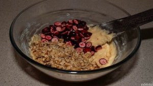 Апельсиновый кекс с клюквой