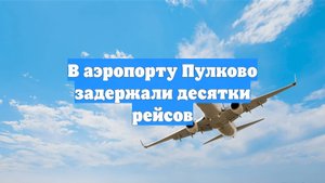 В аэропорту Пулково задержали десятки рейсов