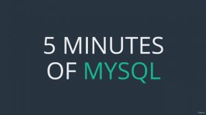 01. Introduction & 5 Minutes of SQL