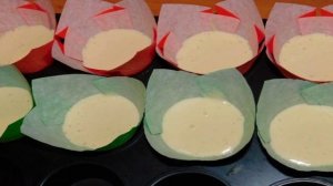 Апельсиновые капкейки с шоколадной начинкой