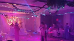 Световое оформление на свадьбу