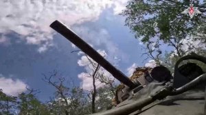 Расчёт самоходного миномёта «Нона-СВК» группировки войск «Центр» уничтожил огневую позицию ВСУ !!!