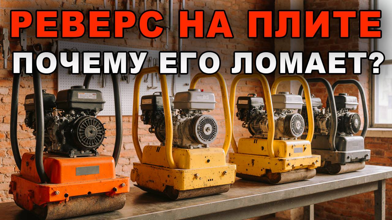 Реверс виброплиты. Как устроен и почему ломается. смотреть онлайн