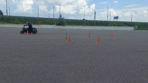 Gymkhana GP 2025 stage 3 / Цаплин Юрий Старший/Triumph Street triple 675R/ 00:55:60