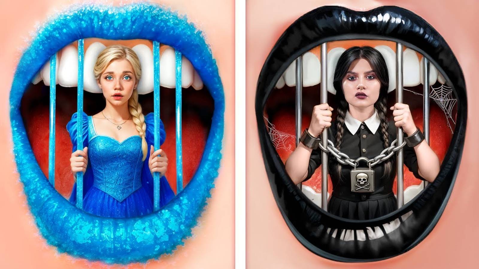 Эльза vs Уэнсдей в Тюрьме! Смешные Ситуации и Лайф Хаки в Тюрьме! смотреть онлайн