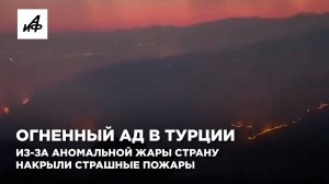 Огненный ад в Турции. Из-за аномальной жары страну накрыли страшные пожары