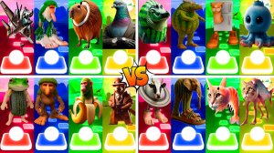 МЕГАМИКС БОМБАРДИРО КРОКОДИЛО 🆚 БРР БРР ПАТАПИМ 🆚 ДРУГИЕ БРЕЙНРОТ МЕМЫ | Tiles Hop №65-68