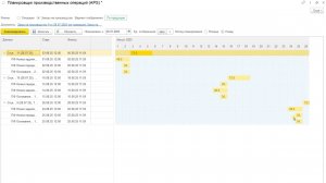 Объёмно-календарное планирование (нормативное планирование) в ПУП:Планировщик APS