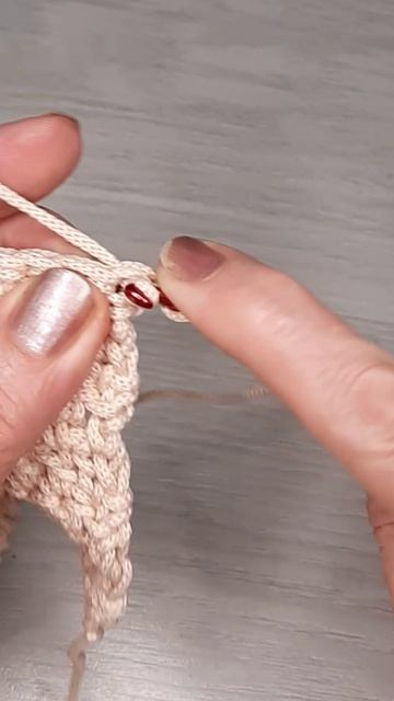 Ровный край столбиками с накидом смотреть онлайн